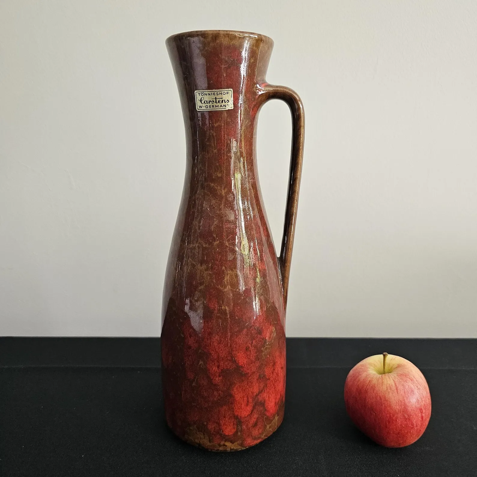 A beautiful West German Fat Lava vase